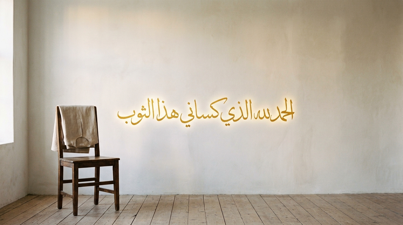 دعاء لبس الثوب - Image 1