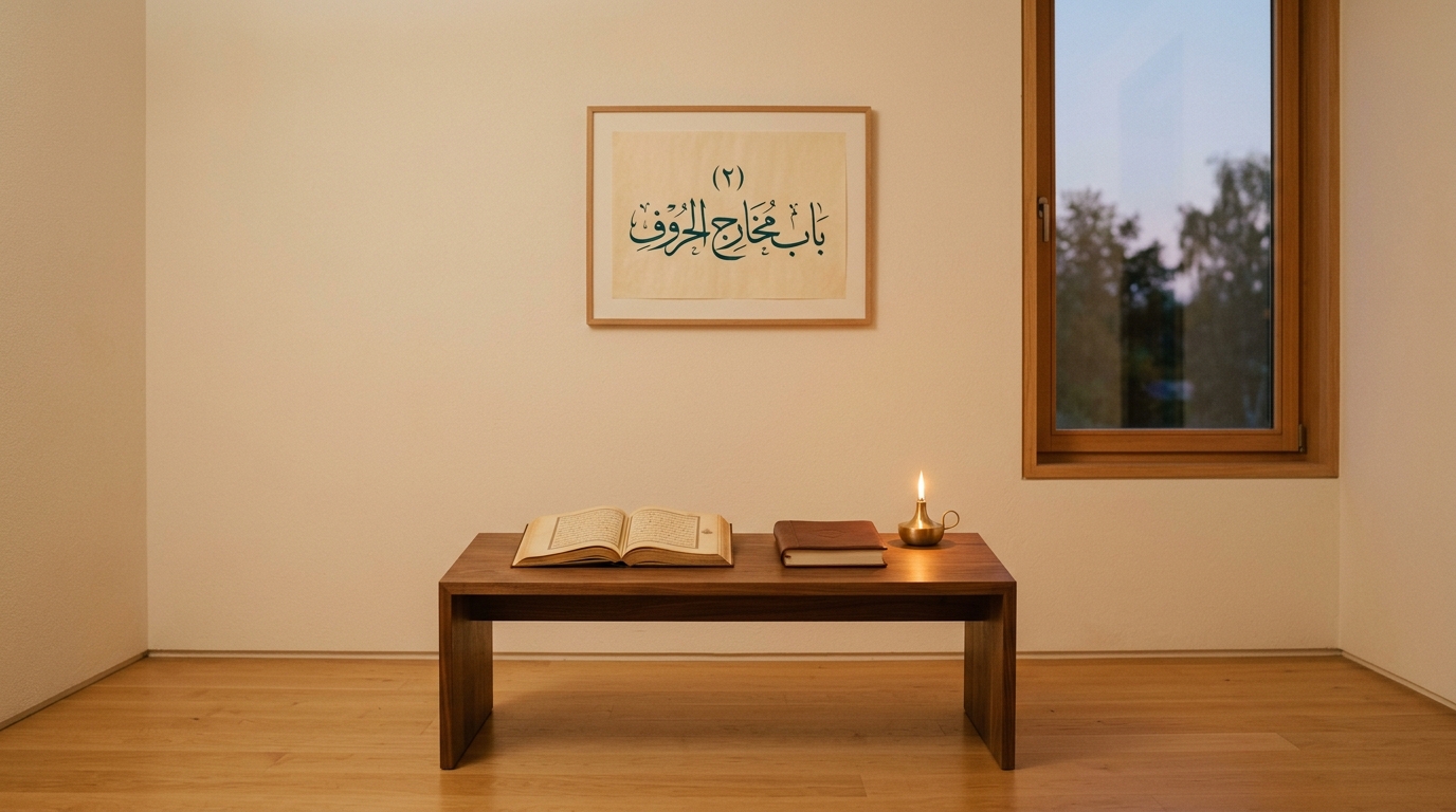 (2) باب مخارج الحروف - Image 1